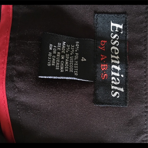 Chocolate Dress Capris by Essentials by A.B.S - Picture 8 of 8